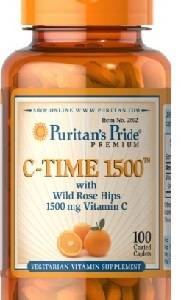 Vitamin C-1500 mg avec Rose Hips