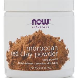 Poudre d'argile rouge marocaine