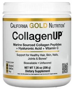 Collagène marin hydrolysé + Acide hyaluronique + Vitamine C, Sans arôme