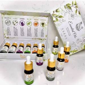Coffret cadeaux de 6 huiles essentielles 10ml